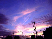 飛行機雲 diary_040718
